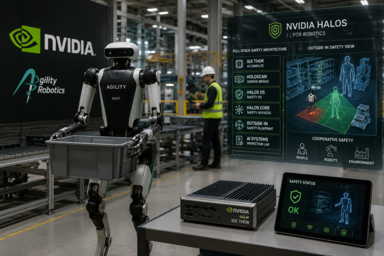Read more about the article NVIDIA Launches Halos for Robotics: Safety Becomes the Critical Infrastructure Layer for Physical AI
